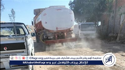 استمرار متابعة اعمال فتح الشوارع وتمهيد الطرق بمنطقة زرزارة بالغردقة