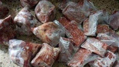 إحباط بيع طن لحمه مفرومة منتهية الصلاحية قبل بيعها بالأسوق جنوب الأقصر