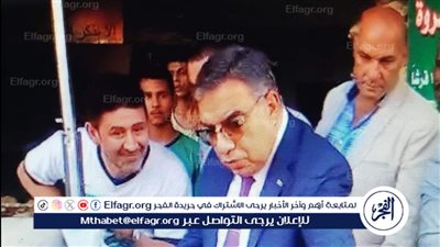 محافظ الدقهلية يتققد المخابز في مركز أجا ويلتقي بالمواطنين