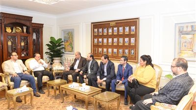 محافظ أسيوط يستقبل وفد نقابة المهندسين لبحث سبل التعاون المشترك