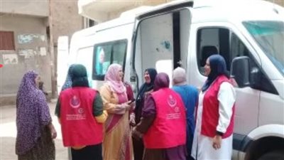 حياة كريمة بالشرقية.. فحص 2670 مريضا بالقافلة الطبية بقرية صان القبلية