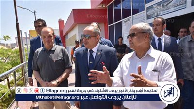 محافظ بورسعيد يتفقد 