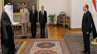 صالح الحصيني.. سفير السعودية يقدم أوراق اعتماده للرئيس السيسي
