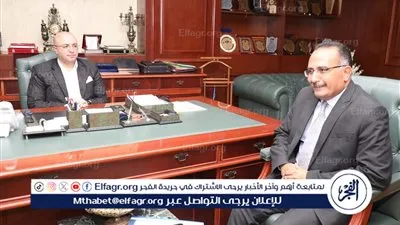 محافظ بني سويف يلتقي مدير مديرية التضامن الاجتماعي الجديد