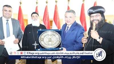 القيادات الدينية المسيحية تهنئ اللواء عمرو حنفى كمحافظ للبحر الأحمر 