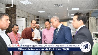 محافظ الفيوم يفاجئ مستشفى سنورس المركزي