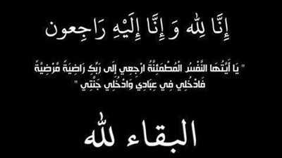 الدكتور مصطفى ثابت ونائبه يعزيان عبدالله عبدالحميد على في وفاة جدته