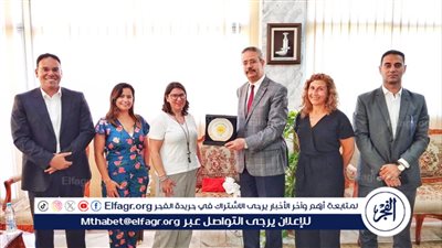 حقوق المنصورة تستقبل وفد جامعة البوليتكنيك سانتاريم البرتغالية لبحث سبل التعاون