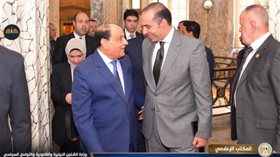 رئيس محكمة النقض يستقبل وزير الشئون النيابية والقانونية والتواصل السياسي