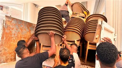 رفع 600 حالة إشغال للمقاهي والكافيهات بمنطقة الصفا والمروة في الهرم