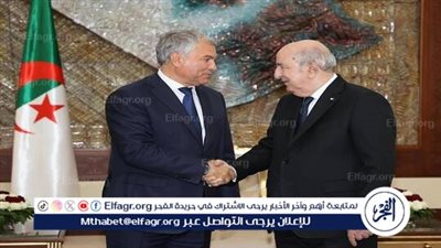 تبون يستقبل رئيس مجلس الدوما الروسي والوفد المرافق له