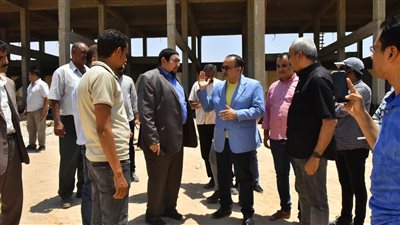 محافظ أسيوط يتفقد أعمال ترفيق وتوصيل الكهرباء للمنطقة الاستثمارية 