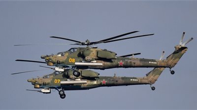 تحطم مروحية عسكرية روسية ومقتل طاقمها