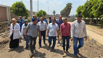 رئيس مياه المنوفية يتفقد عدد من المواقع التابعة لفرع الشركة بأشمون