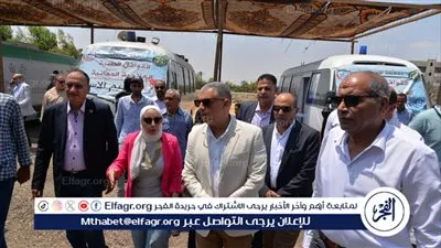 محافظ الإسماعيلية يتابع ميدانيًّا القافلة الطبية بقريتي الضبعية وعين غصين