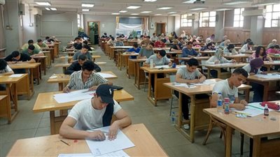 إقبال كبير على اختبارات القدرات بكلية الفنون الجميلة جامعة حلوان