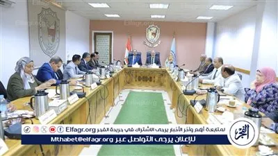 محافظ سوهاج يشهد اجتماع مجلس جامعة سوهاج