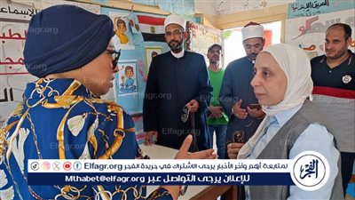 وكيل صحة الإسماعيلية تتفقد القافلة الطبية بقرية البياضية بالقنطرة غرب