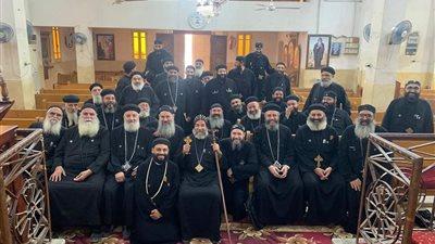 تدشين أواني واجتماع كهنة بميت غمر