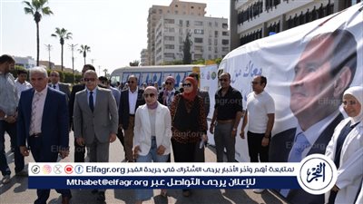 محافظ الإسماعيلية يعطي إشارة البدء لانطلاق 