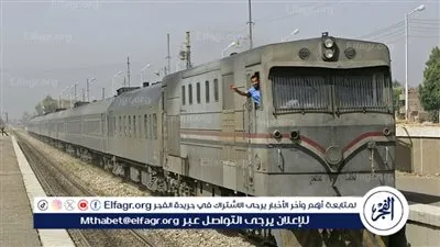 مصرع شاب صدمه قطار بمزلقان الشادر في الواسطى ببني سويف