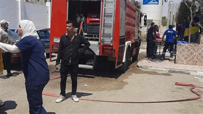 السيطرة على حريق محدود بمستشفى كفر شكر التخصصي