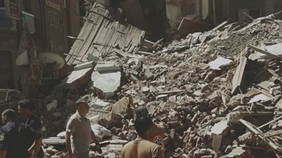 مصرع ثلاثة أشخاص وإصابة آخر إثر انهيار عقار بالمنوفية