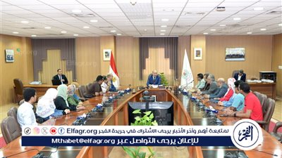 رئيس جامعة المنصورة يلتقى مع الطلاب المقبولين فى برنامج المنح الجامعية المقدم من وكالة 