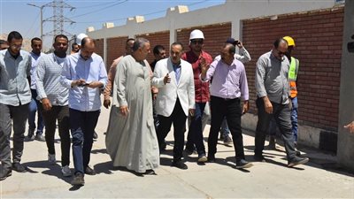 محافظ أسيوط يتفقد مراحل المعالجة بمحطة صرف صحي قرية الزرابي بأبوتيج