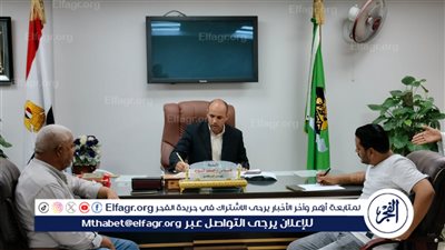 رئيس مركز إبشواي يجتمع بهندسة الري ومنتفعي روابط الأبحر لحل مشكلات الري للمزارعين 
