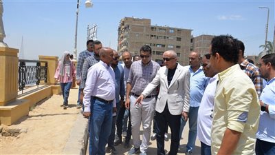 محافظ الأقصر يتابع أعمال كورنيش أرمنت ويوجه بسرعة التنفيذ والالتزام بالجداول الزمنية