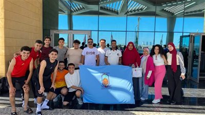 وفد طلابي من جامعة الأقصر يشارك في مهرجان العالم علمين
