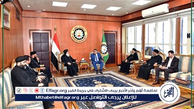 لهذا السبب.. محافظ الدقهلية يستقبل اسقف دمياط وكفر الشيخ ودير القديسة دميانة بالبراري 