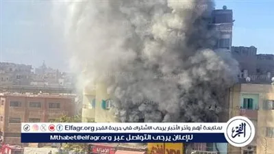 الحماية المدنية تسيطر على حريق هائل بإحدى الشركات بالفيوم