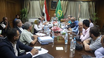 محافظ القليوبية يناقش أعمال إنشاء 3 كباري مشاة بمحور الفريق العصار بشبرا الخيمة