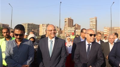 محافظي القليوبية والقاهرة يتفقدان مشروع تطوير وإعادة تأهيل كوبري الأميرية