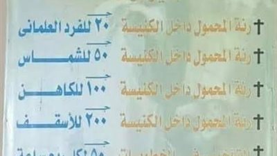 لائحة غرامات داخل دير درنكة.. والكنيسة: الهدف الاساسى من هذه البلبله هو تشويه صورة الكنيسة الكاثوليكية 