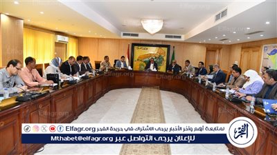 محافظ الفيوم يتابع معدلات تنفيذ مشروعات 