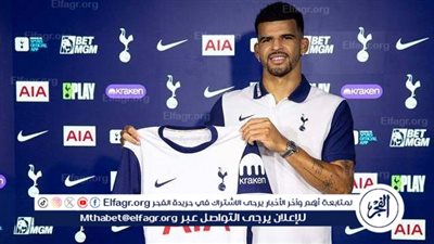 رسميا.. توتنهام هوتسبير يعلن عن تعاقده مع دومينيك سولانكي