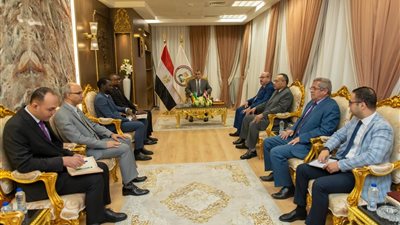 وزير الإنتاج الحربي يلتقي السفير السنغالي بمصر 