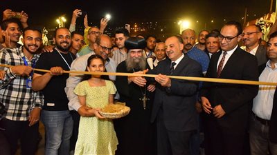 محافظ أسيوط يفتتح أعمال التطوير ببوابة دير السيدة العذراء بدرنكة