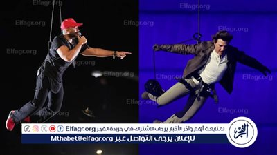 على طريقة تامر حسني.. توم كروز طائرًا في حفل ختام أولمبياد باريس 2024