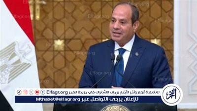 الرئيس السيسي: لا نتدخل في شؤون الدول.. وما يحكم سياساتنا القانون الدولي