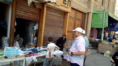 تحرير 25 محضر إشغال و40 إزالة فورية بحملة مكبرة بأشمون بالمنوفية