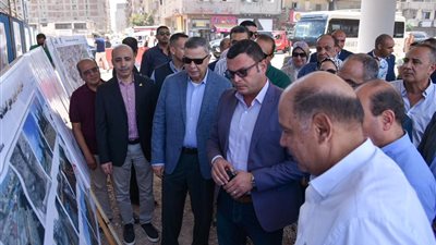 وزير الإسكان ومحافظ الإسكندرية يتفقدان مشروع إنشاء كوبري على مستويين لربط شارع السادات بالطريق الدولي الساحلي