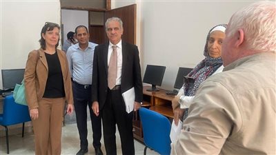 وفد هيئة أمديست يزور جامعة أسوان لبحث إنشاء مركز خدمة متكامل لذوي الهمم