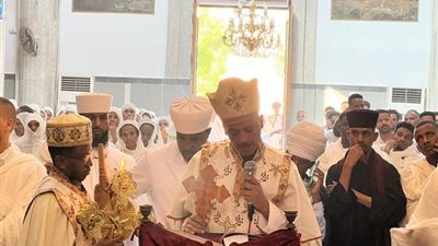 قداس للكنيستين الأثيوبية والإريترية في دير المُحرق