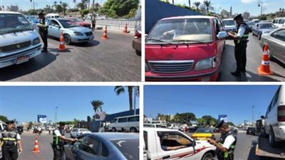 حملة مرورية مكبرة لتحقيق الانضباط في الإسكندرية