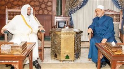 بحضور سفير المملكة.. شيخ الأزهر يستقبل وزير الشؤون الإسلامية السعودي