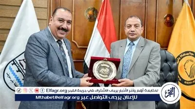 جامعة بني سويف تُكرم عمداء كليات ومديري وحدات تقديرًا لجهودهم